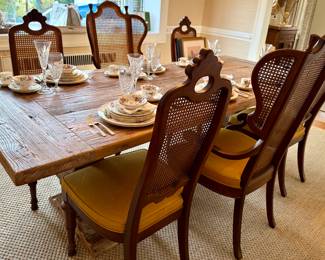 MCM Cane Chairs by Drexel