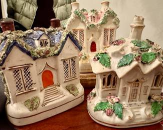 Old English Staffordshire cottages