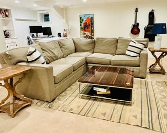 La Diff coffee table, La Diff "Gwen" Sectional