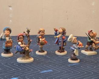 6 Goebel W Germany Hummel Signed Figurines