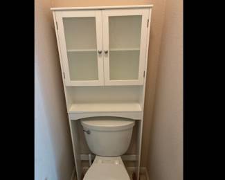 Overthetoilet storage cabinet