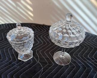 Fostoria covered dishes