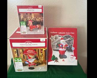 Holiday inflatables, inflates perfectly