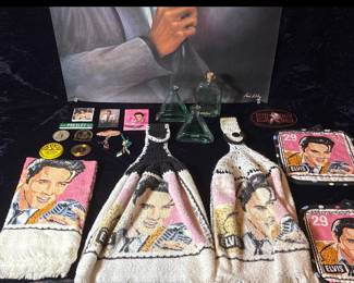 Cutesy Elvis Kitchen Decor 1977 Elvis Presleys Austin Concert Painting