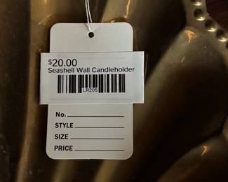 Seashell Wall Candleholder