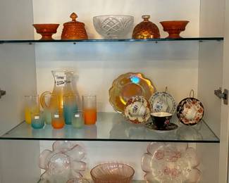 MCM Ombre' Pitcher and Glasses 