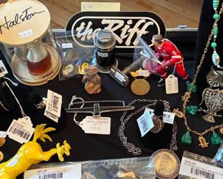 14k Light Blue Stone Ring, 18k Priscilla White Gold Ring, 14k Dark Blue Stone Ring