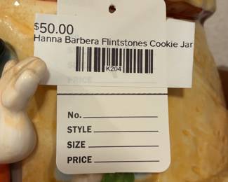 Hanna Barbera Flintstones Cookie Jar 