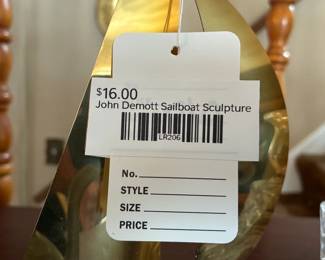 John Demott Sailboat Sculpture