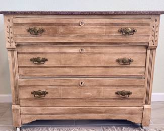 3 tier light wood dresser 