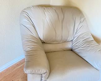 side chair. leather I think