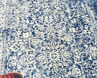 area rug / my foot