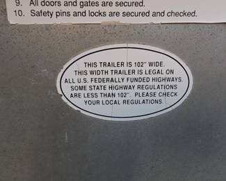 Sundowner Horse Trailer