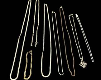 Sterling Silver Chain Necklaces 