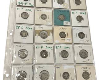 Collection of US Nickels Dimes 