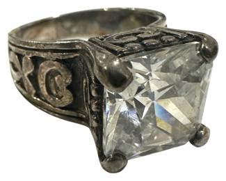 925 Sterling Silver CZ Ring 