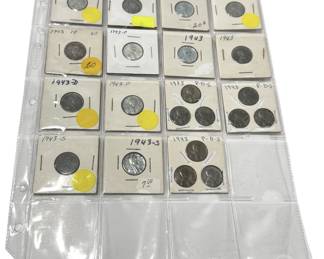 Collection of Vintage Lincoln Steel Pennies 