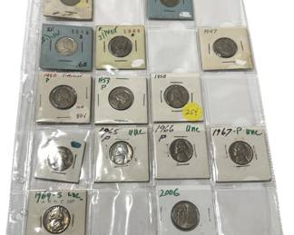 Collection of Vintage Nickels 
