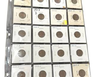 Collection of Lincoln Wheat Pennies 