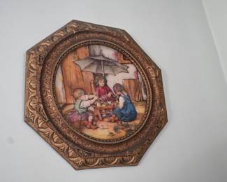 Engraved twin etching wall plaque