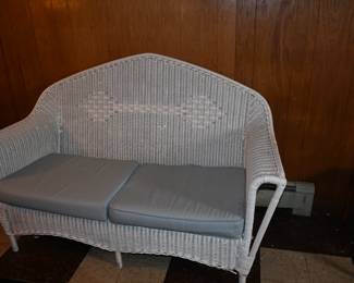 Wicker Love Seat