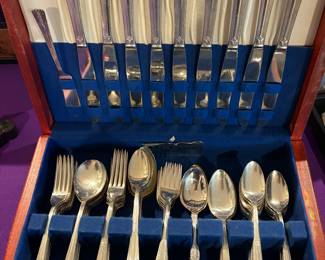 Silver plate flatware