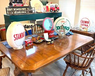 Vintage Coca Cola merch, unique oil pump globes and more 