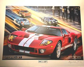 2005 Ford GT poster (Signed)