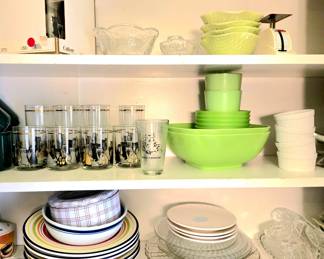 Kitchen Plates, Glasses, Bowls