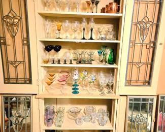 Vintage Glassware, Leaded Glass Windows