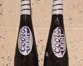 Limited Edition Coors Light Commemorative Bat Bottles