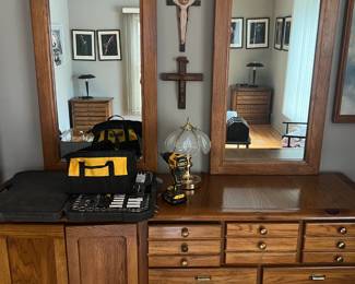 Basset Furniture Double Mirror Dresser