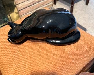 Black Ceramic Cat