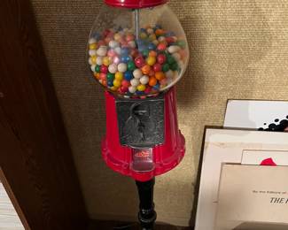 Vintage Gumball Machine on stand