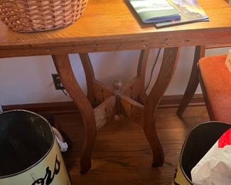 Vintage Wood Side Table