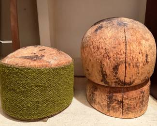 Vintage Millinery Balsa Wood Hat Mold