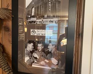 Framed Gordie Howe Picture