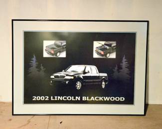 2002 Lincoln Blackwood Framed Print
