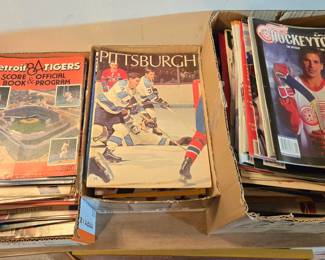 Baseball and Hockey Magazines