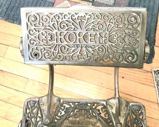 Koken Barber Supply Company Footrest on Barber Chair