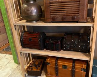 Trunks, Wood Case Radio