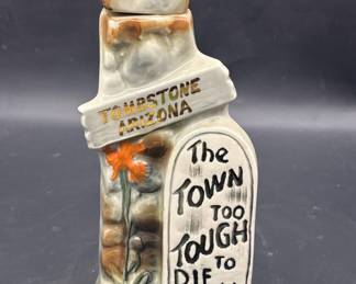 1970 Jim Beam Collectible Bottle Tombstone, AZ