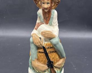 Vintage 1969 Old Cabin Bourbon Hillbilly Bottle