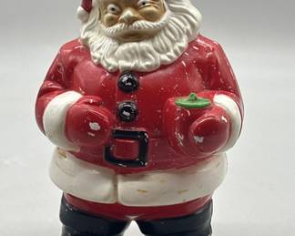 Vintage Santa Hard Molded Plastic Light Cover