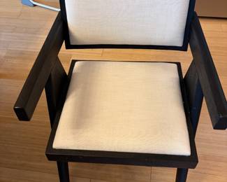 $2400.  6 Jakob Fabric Dining Armchair Black Oak performance fabric.   Currently online for $835 each plus tax and shipping.