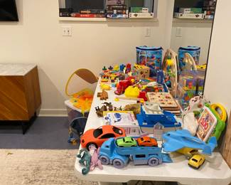 Another look at the toys available for in person shopping Friday & Saturday.