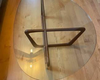 $420.  Room & Board Dunn coffee table.  Currently online for $899.    47"w 33"d 15"h