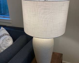 $220.  Crate & Barrel  lamp.  Originally $399.  Lamp is 30 inches high.