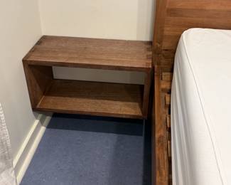 Reed Wall Mounted nightstands from West Elm.  24"w x 12"h.