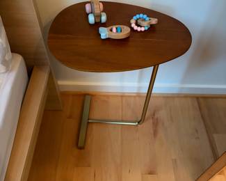 $80. West Elm Charley C-Side  table. 19.5"w  x 15"d x 25"h.  Online for $199.  as found some light scratches.